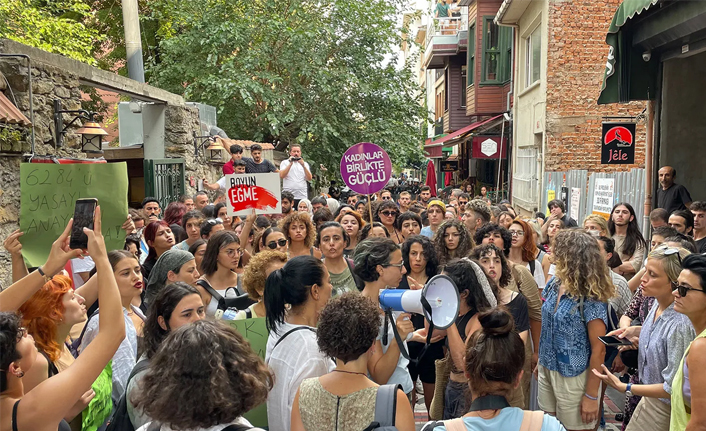 İstanbul'da kadın cinayeti eylemi: İstanbul Sözleşmesi vurgusu