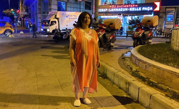 İstanbul'da kaldırımda hareketsiz bekleyen kadın polisi harekete geçirdi
