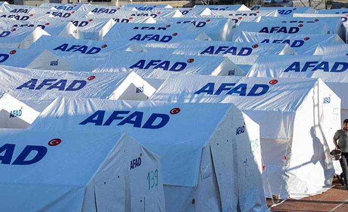 AFAD, hangi ilde kaç çadır olduğunu açıkladı