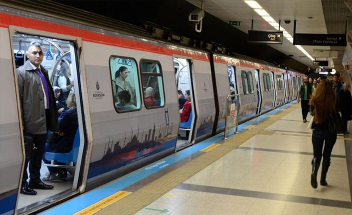 İstanbul'da bazı metro seferleri 14.00'ten itibaren yapılmayacak
