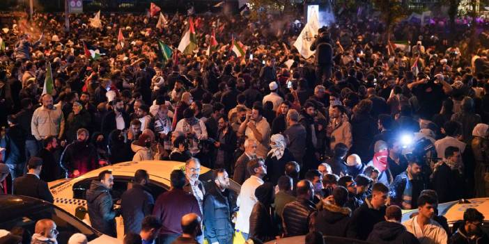 İstanbul'daki İsrail protestosunda 1 kişi öldü, 5 kişi gözaltına alındı