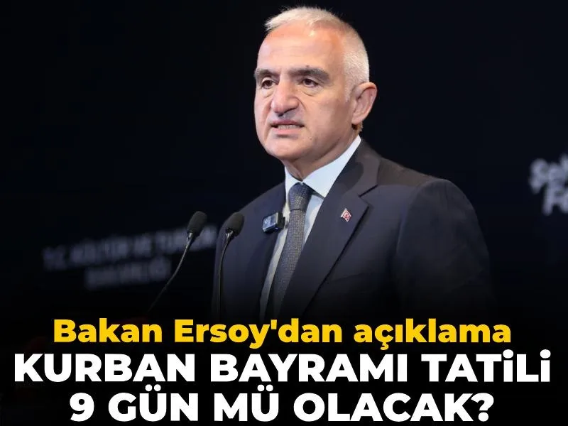 Kurban Bayramı tatili 9 gün mü olacak?